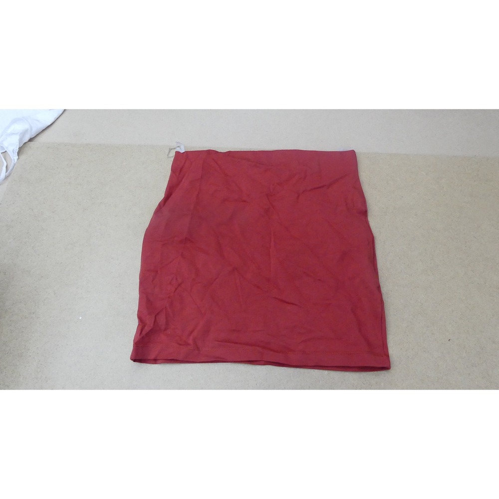 Windsor Mini Skirt Womens XL Rust Red Bodycon Stretch S398-RUST